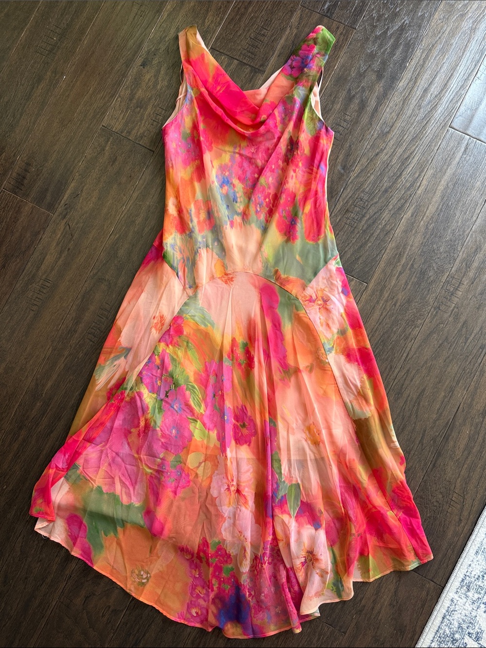 Robbie Bee Floral Midi Dress 8P